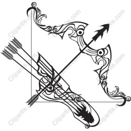 Artistic Bow and Arrow