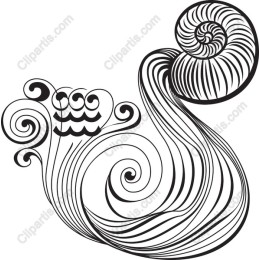 Ocean Swirl & Shell