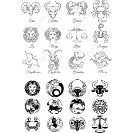 Zodiac Bundle - Clipart Set