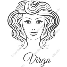 Virgo Zodiac Drawing