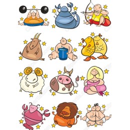 Zodiac Clipart Bundle -