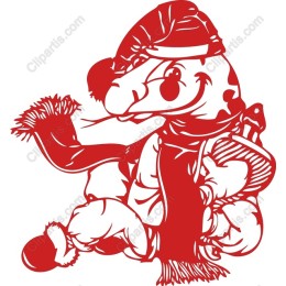Whimsical Winter Turtle
