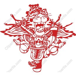 Energetic Lion Celebration