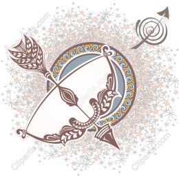 Elegant Bow and Arrow