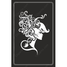 Elegant Woman's Profile