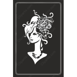 Elegant Floral Woman