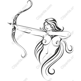 Elegant Female Archer