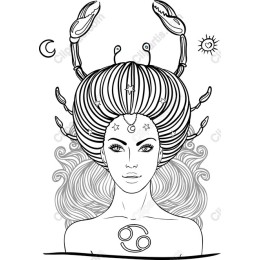 Celestial Cancer Woman