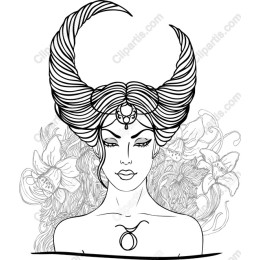 Enigmatic Floral Goddess