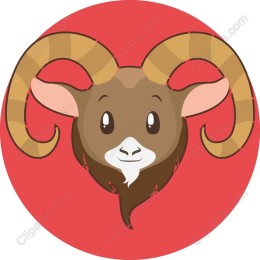 Charming Cute Ram