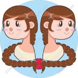 Cheerful Braided Character