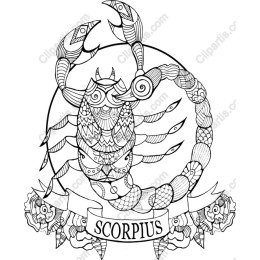 Scorpius - Zodiac Sign Art