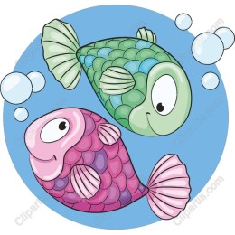 Whimsical Playful Fish