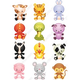 Baby Animal Set - 12 Adorable