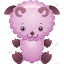 Cute Pink Sheep