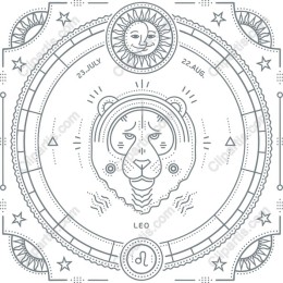 Leo Zodiac - Celestial Lion