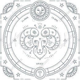 Aries Zodiac - Celestial Ram