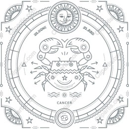 Cancer Zodiac Crab