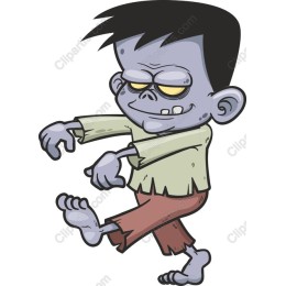 Charming Cartoon Zombie