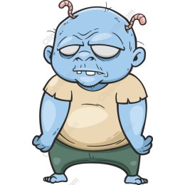 Blue Goblin Character
