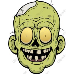 Cheerful Zombie Head