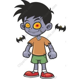 Playful Zombie Boy