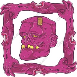 Vibrant Pink Skull
