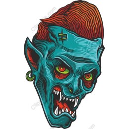 Vibrant Monster Portrait