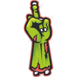 Zombie Middle Finger