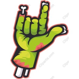Zombie Rock On Hand