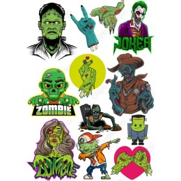 Spooky Bundle: Zombies, Frankenstein, and The Joker