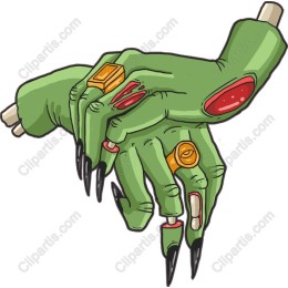 Zombie Hand Clipart