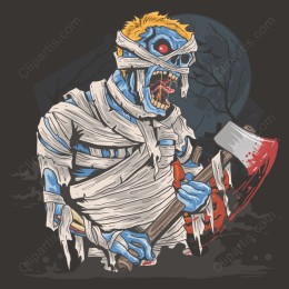 Fearsome Mummy with Axe
