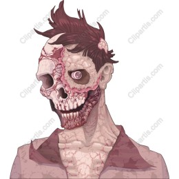 Creepy Zombie Portrait