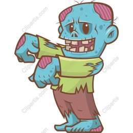 Quirky Cartoon Zombie