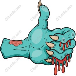 Zombie Thumbs Up
