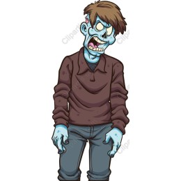 Creepy Cartoon Zombie