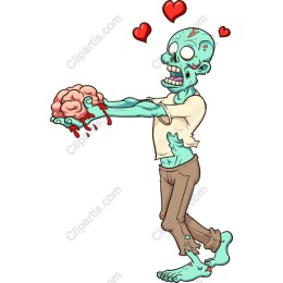 Playful Love-Struck Zombie