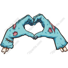 Zombie Hands Heart