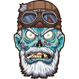 Fierce Zombie Aviator