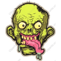 Quirky Zombie Head