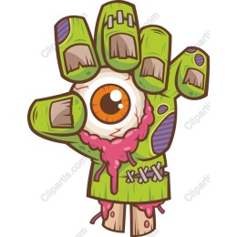 Zombie Hand with Eyeball