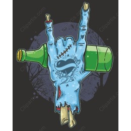Rock On Zombie Hand