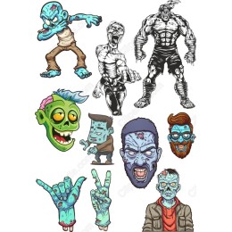Zombie Bundle - High-Quality