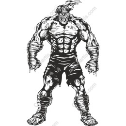 Muscular Zombie