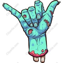 Zombie Hand Shaka