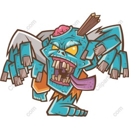Vibrant Zombie Monster
