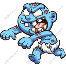 Whimsical Zombie Baby