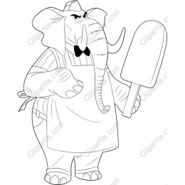 Whimsical Elephant Chef
