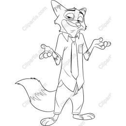 Charming Fox Character